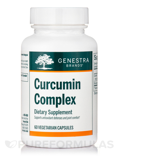 Основне фото товара Genestra, Curcumin Complex, Куркумін, 60 капсул