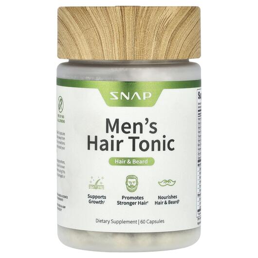 Основне фото товара Hairtonic Hair & Beard Growth Formula, Вітаміни для волосся, 