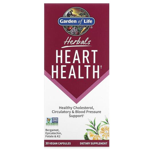 Основне фото товара Herbals Heart Health Sweet Citrus, Трави, 30 капсул