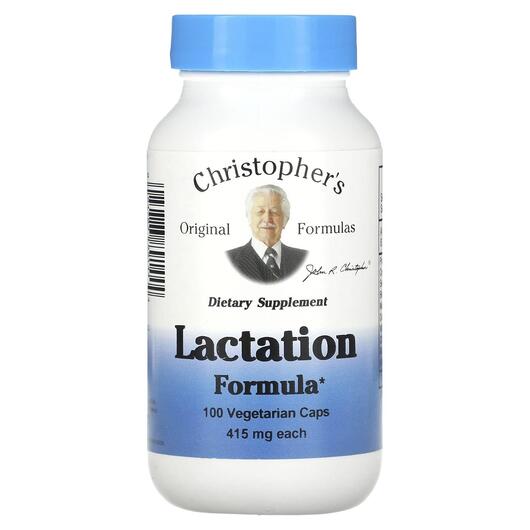 Основне фото товара Lactation Formula, Вироблення грудного молока, 100 капсул