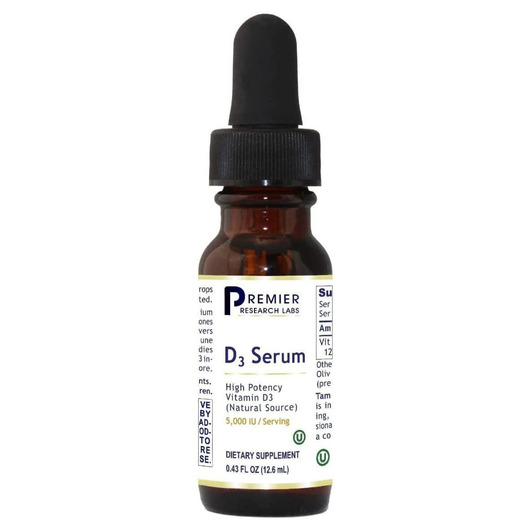 Основне фото товара Premier Research Labs, D3 Serum, Вітамін D3, 12.6 мл