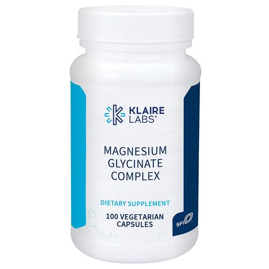 Основне фото товара Magnesium Glycinate Complex, Гліцинат Магнію 100 мг, 100 капсул