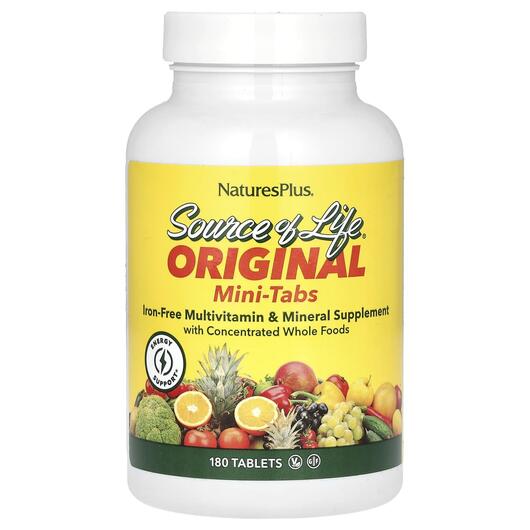 Основне фото товара Source of Life Multi-Vitamin & Mineral Supplement, Залізо, 18