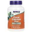 Фото товару NOW, Coral Calcium Plus, Кораловий Кальцій, 100 капсул