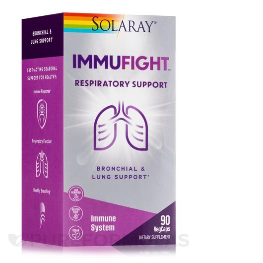 Основне фото товара ImmuFight Respiratory Support, Підтримка органів дихання, 90 капс