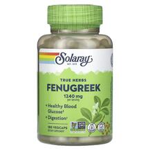 True Herbs Fenugreek 1240 mg Пажитник Solaray