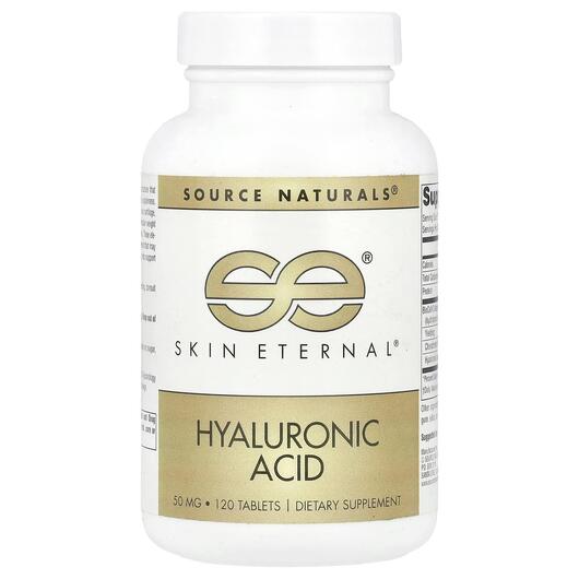 Основне фото товара Skin Eternal Hyaluronic Acid 50, Гіалуронова кислота, 120 таблето