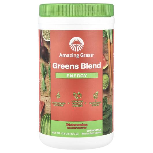 Основне фото товара Greens Blend Energy Watermelon, Енергетичний напій, 420 г
