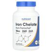 Фото товару Nutricost, Iron Chelate From Ferrochel 18 mg, Залізо, 240 капсул