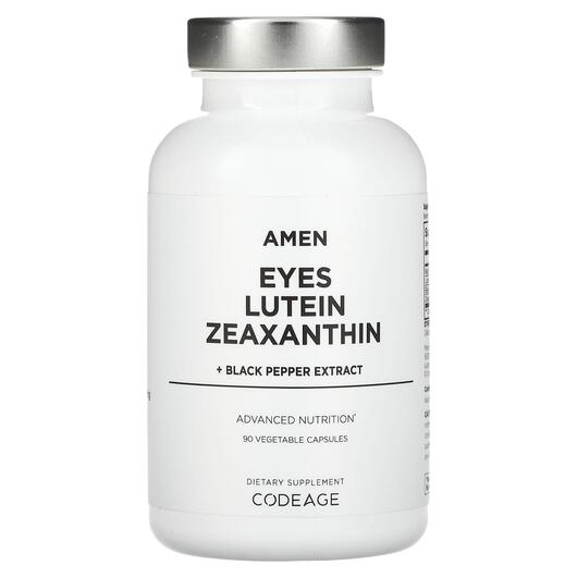 Основне фото товара Amen Eyes Lutein Zeaxanthin + Black, Підтримка здоров'я зору