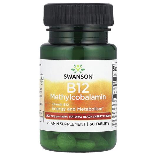 Основне фото товара B12 Methylcobalamin, Вітамін B12 Метилкобаламін, 60 таблеток