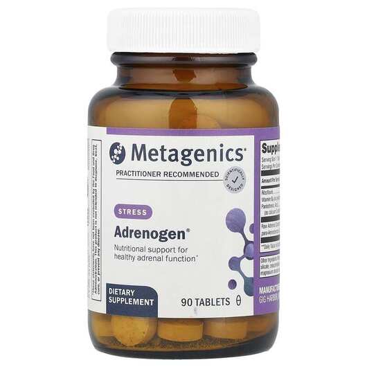 Основне фото товара Metagenics, Adrenogen, Підтримка наднирників, 90 таблеток