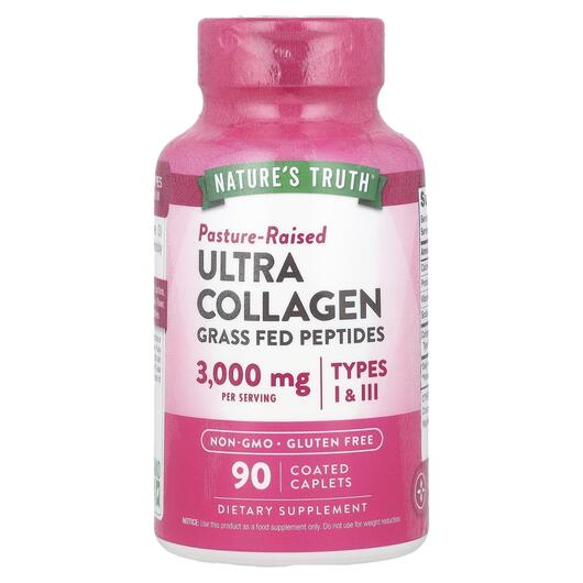 Основне фото товара Nature's Truth, Ultra Collagen + C, Колаген, 90 таблеток