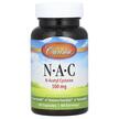 Carlson, NAC 500 mg, N-ацетилцистеїн, 60 капсул