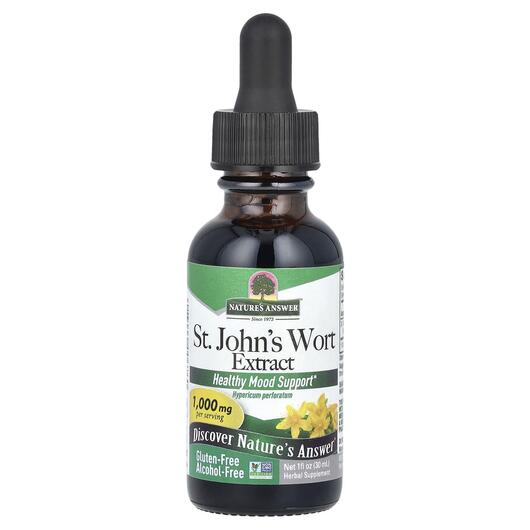 Основне фото товара St. John's Wort Alcohol-Free 1000 mg, Звіробій, 30 мл