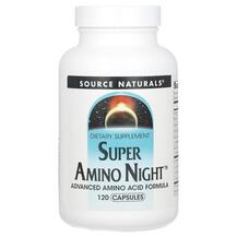 Super Amino Night 120 капсулы Ночной Source Naturals