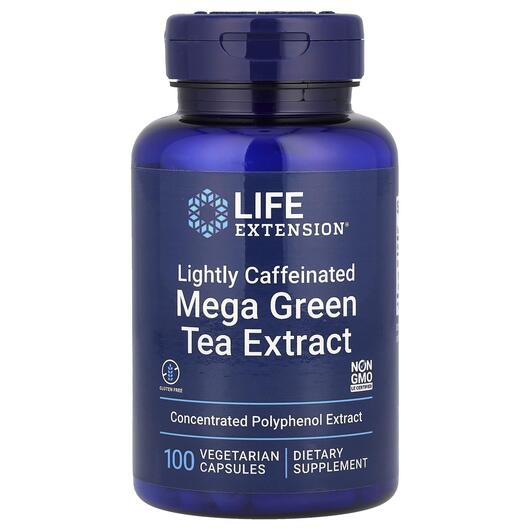 Основне фото товара Mega Green Tea Extract, Екстракт Зеленого Чаю, 100 капсул