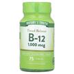 Фото товару Vitamins Time Release B-12 1000 mcg, Вітаміни, 75 таблеток
