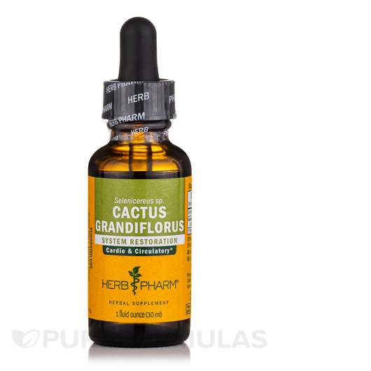 Основне фото товара Herb Pharm, Cactus Grandiflorus, Кактус грандіфлорус, 29.6 мл