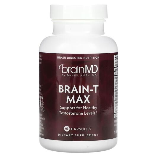 Основне фото товара BrainMD, Brain-T Max, Підтримка мозку, 90 капсул