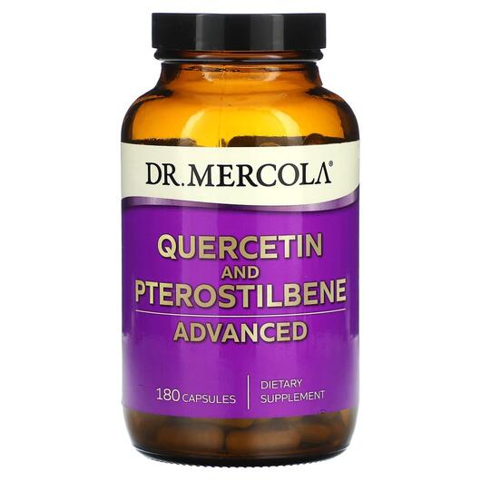 Основне фото товара Quercetin and Pterostilbene Advanced, Кверцетин, 180 капсул