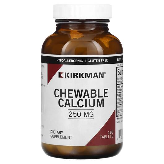 Основне фото товара Calcium 250 mg with Vitamin D-3, Кальцій та вітамін D3, 120 табле