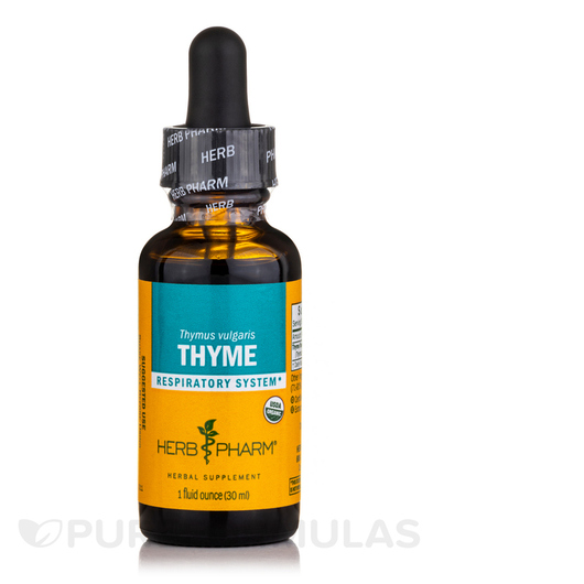 Основне фото товара Herb Pharm, Thyme Respiratory System, Тимьян, 30 мл