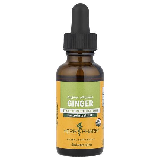 Основне фото товара Herb Pharm, Ginger, Трави, 30 мл
