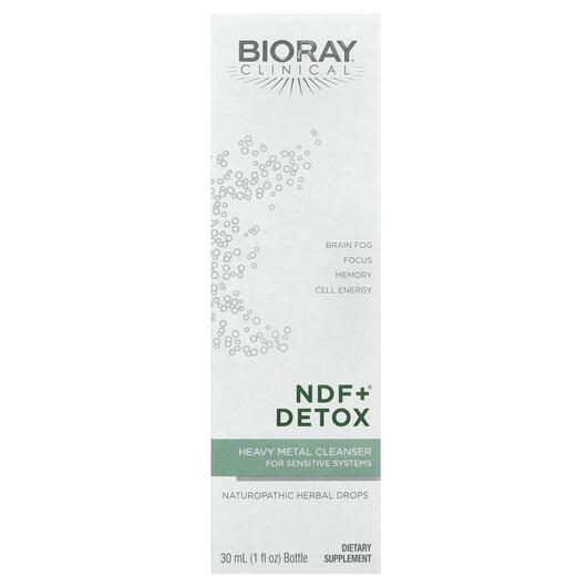 Основне фото товара Bioray, NDF Plus, НДФ Детокс Плюс, 30 мл