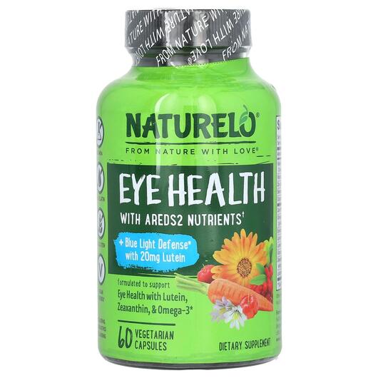 Основне фото товара Naturelo, Eye Health, Підтримка здоров'я зору, 60 капсул
