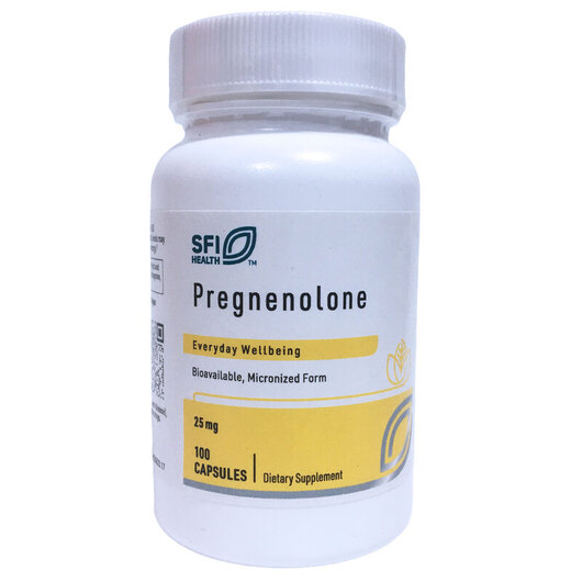 Основне фото товара Klaire Labs, Pregnenolone 25 mg, Прегненолон, 100 капсул
