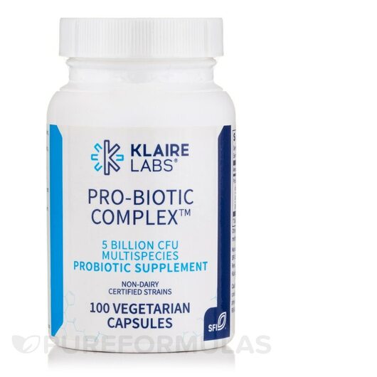 Основне фото товара Klaire Labs, Pro-Biotic Complex, Вітамін C, 100 капсул