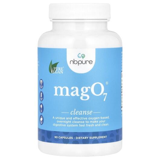 Основне фото товара NB Pure, MagO7 Digestive Cleanse & Detox, Магній, 90 капсул
