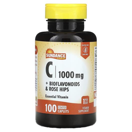 Основне фото товара Vitamin C + Bioflavonoids & Rose Hips, Вітамін C, 100 таблето
