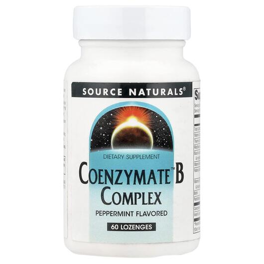 Основне фото товара Coenzymate B Complex Peppermint Flavored Sublingual, B-комплекс, 
