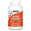 NOW, Acetyl-L-Carnitine, Ацетил-L-карнітин в порошку, 85 г