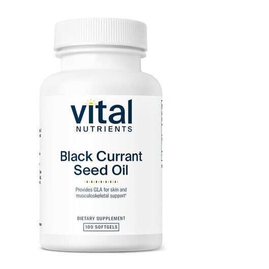 Основне фото товара Black Currant Seed Oil 535 mg GLA 70 mg, Чорна смородина, 100 кап