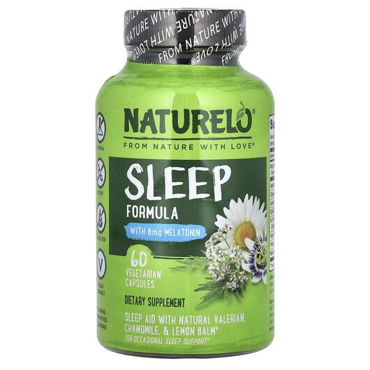 Основне фото товара Naturelo, Sleep Formula, Підтримка сну, 60 капсул