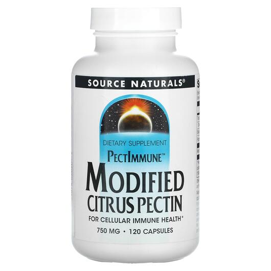 Основне фото товара PectImmune Modified Citrus Pectin, Підтримка імунітету, 120 капсу
