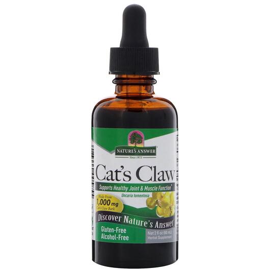 Основне фото товара Cat's Claw 1000 mg, Котячий кіготь 1000 мг, 60 мл