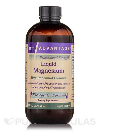 Основне фото товара Dr's Advantage, Liquid Magnesium, Магній, 237 мл
