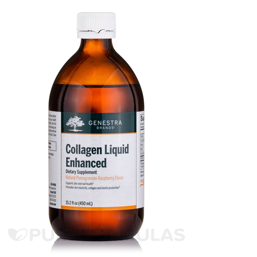 Основне фото товара Collagen Liquid Enhanced Pomegranate-Raspberry, Колаген, 450 мл