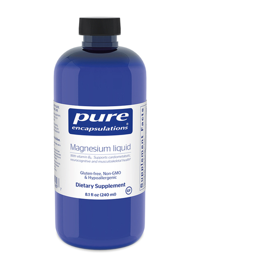 Основне фото товара Pure Encapsulations, Magnesium Liquid, Магній, 240 мл