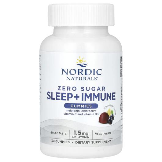 Основне фото товара Sleep + Immune Gummies, Підтримка сну, 30 таблеток