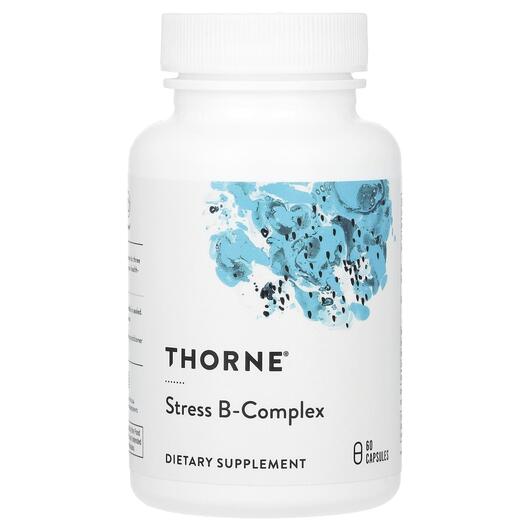 Основне фото товара Thorne, Stress B-Complex, Стрес B-комплекс, 60 капсул