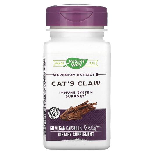 Основне фото товара Nature's Way, Cat's Claw, Котячий кіготь, 60 капсул