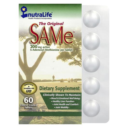 Основне фото товара The Original SAM-e S-Adenosyl-L-Methionine, САМе Аденозил-метионі