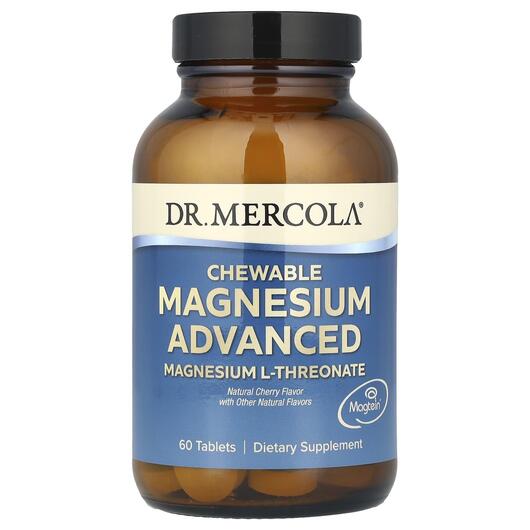 Основне фото товара Chewable Magnesium Advanced, Магній Треонат, 60 таблеток