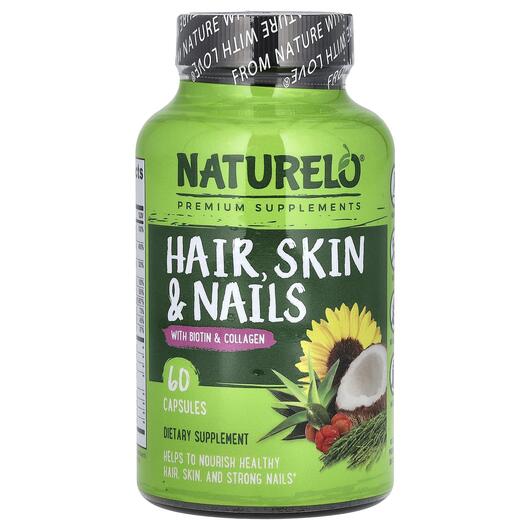 Основне фото товара Hair Skin & Nails With Biotin & Collagen, Шкіра нігті вол