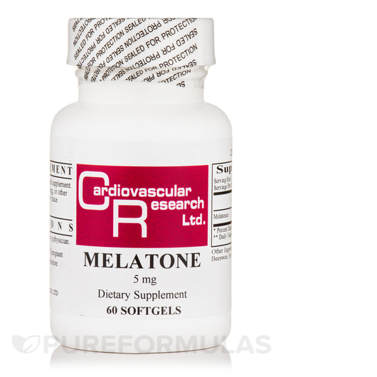 Основне фото товара Ecological Formulas, Melatone 5 mg, Мелатонін, 60 капсул